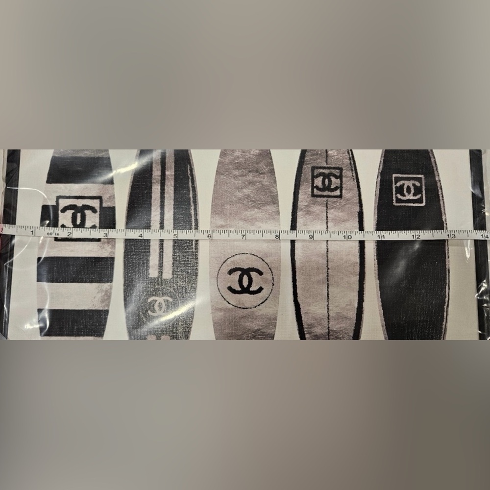 NIP CHANEL Framed Monochrome Surfboard Art 
Licensed By Amanda Greenwood - Picture 5 of 7